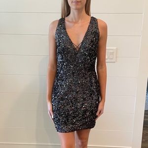Open back dress
